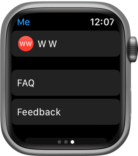 perfil de Telegram en Apple Watch